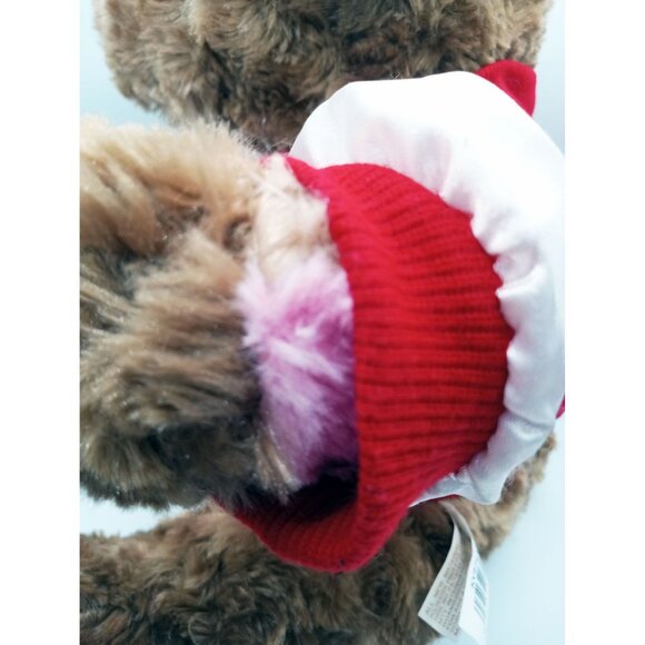 Love U XXL Dan Dee Bear Teddy Brown Plush Varsity Jacket Valentines Gift 15" - Picture 10 of 15